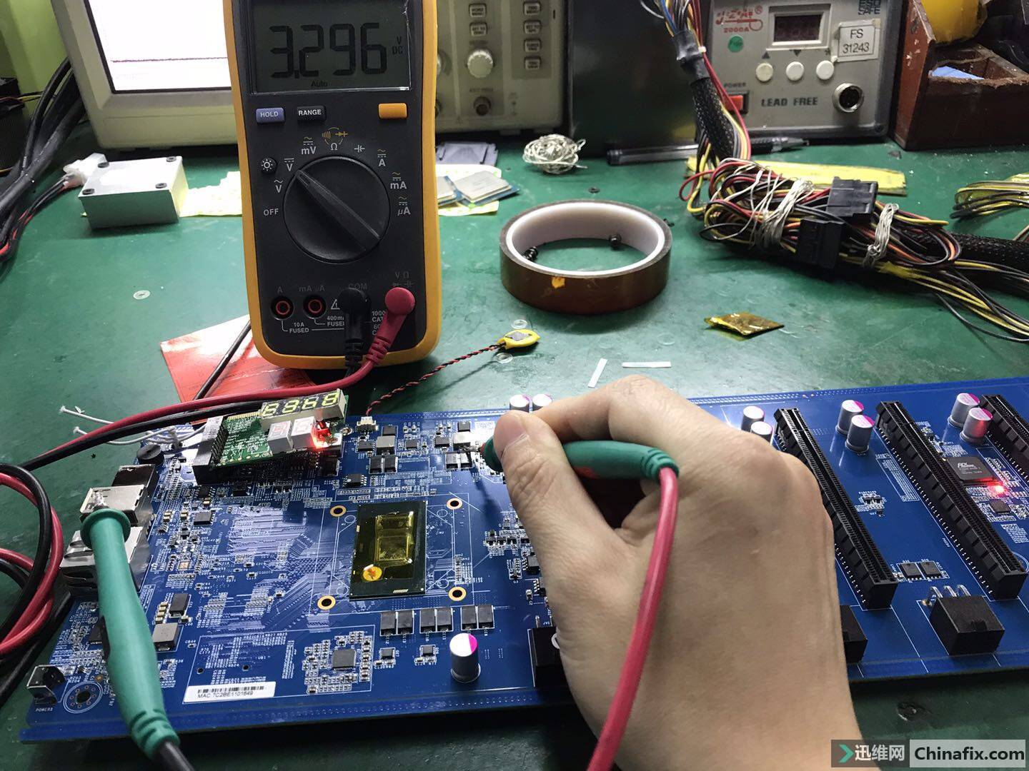 矿机板不跑码维修