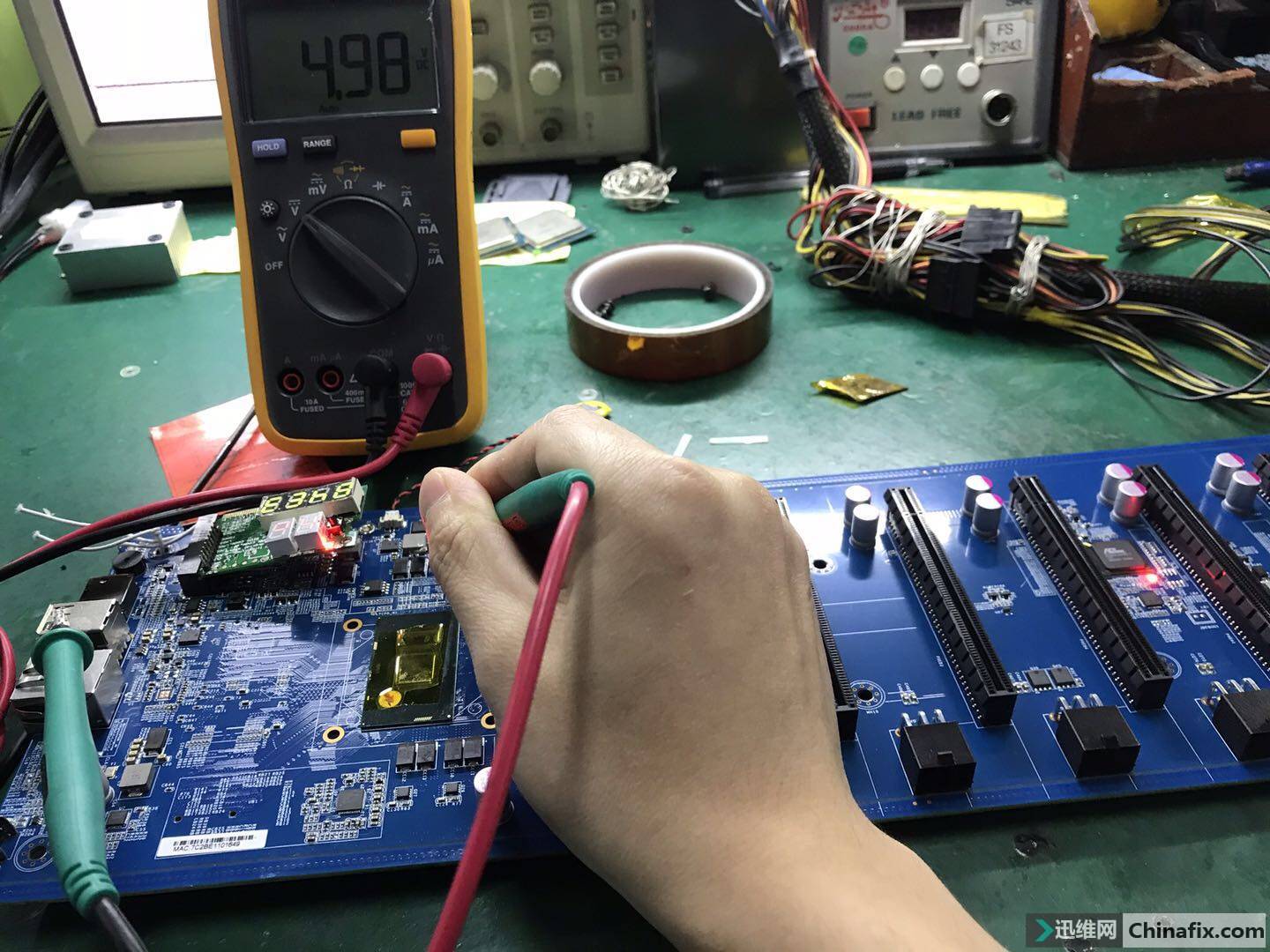 矿机板不跑码维修