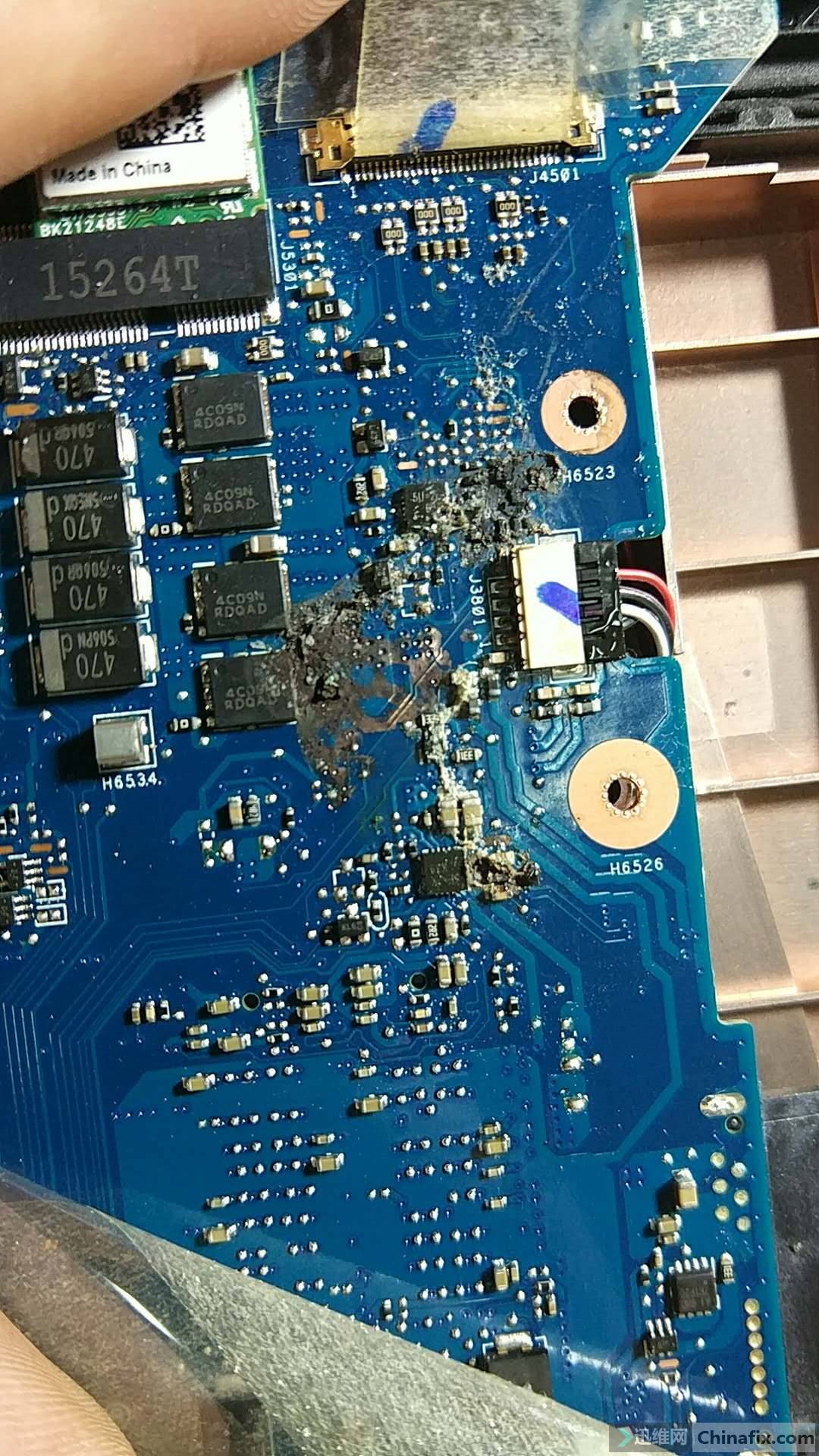 asus zx50v 板号为gl552vw 2.0 进水