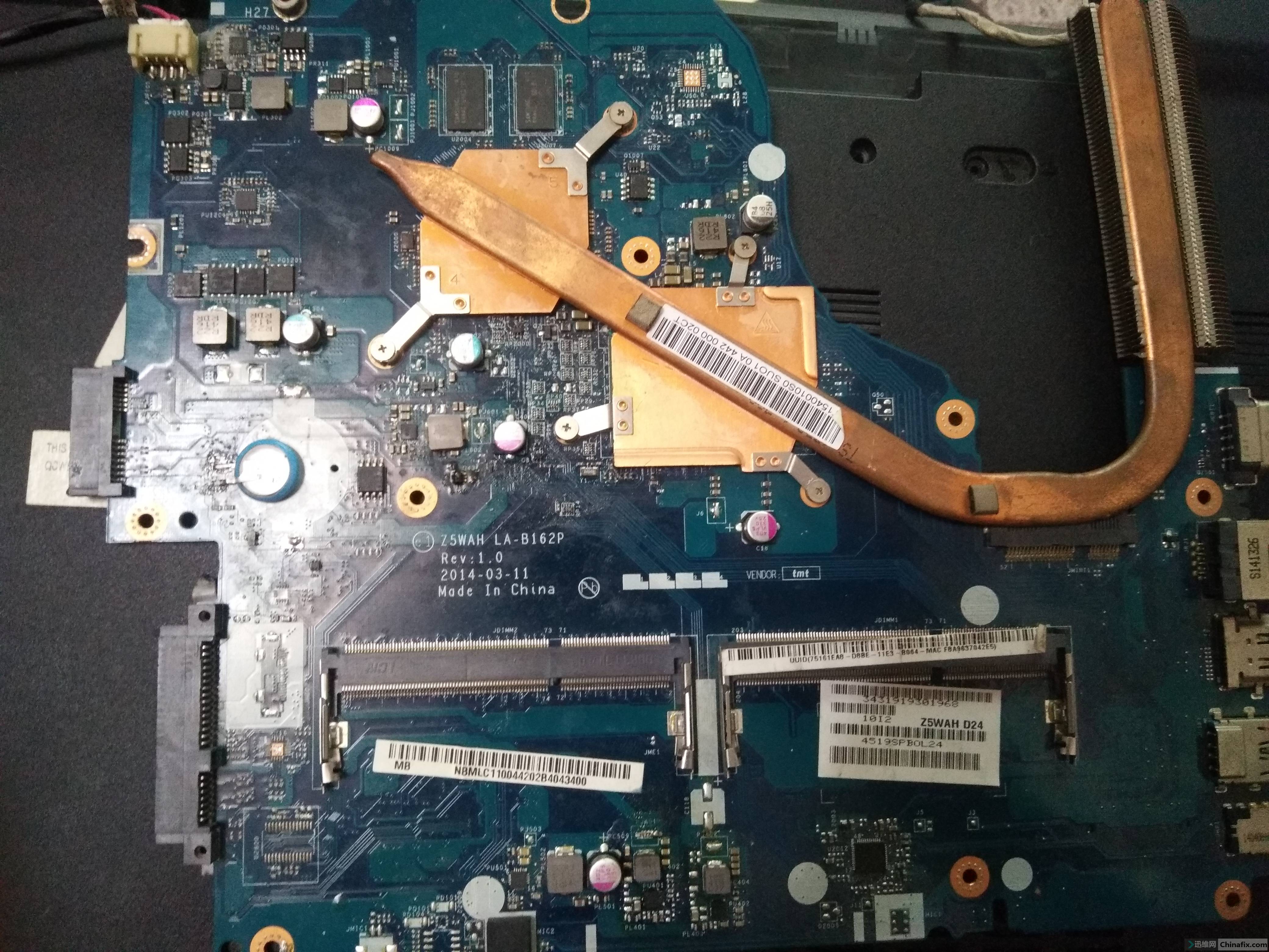 求一张版号z5wah la_b162p 宏碁z5wah 看图,有的联系