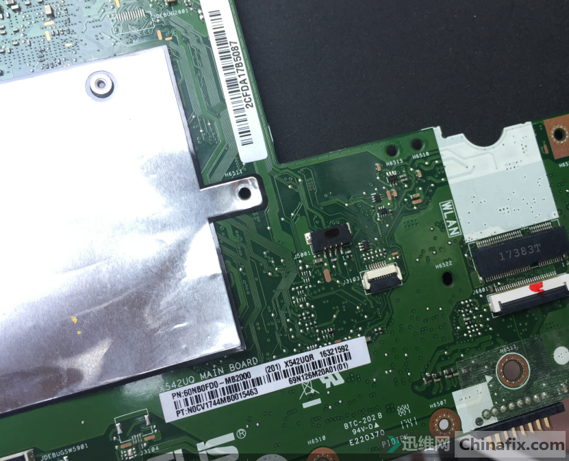 华硕x542uq20贴纸x542uqr亮机bios