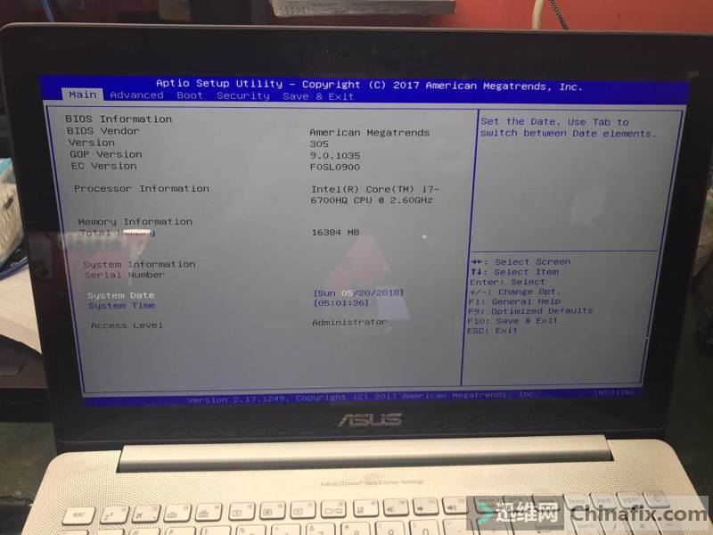 ȫ׷ Ϸ UX501VW ϳBIOS