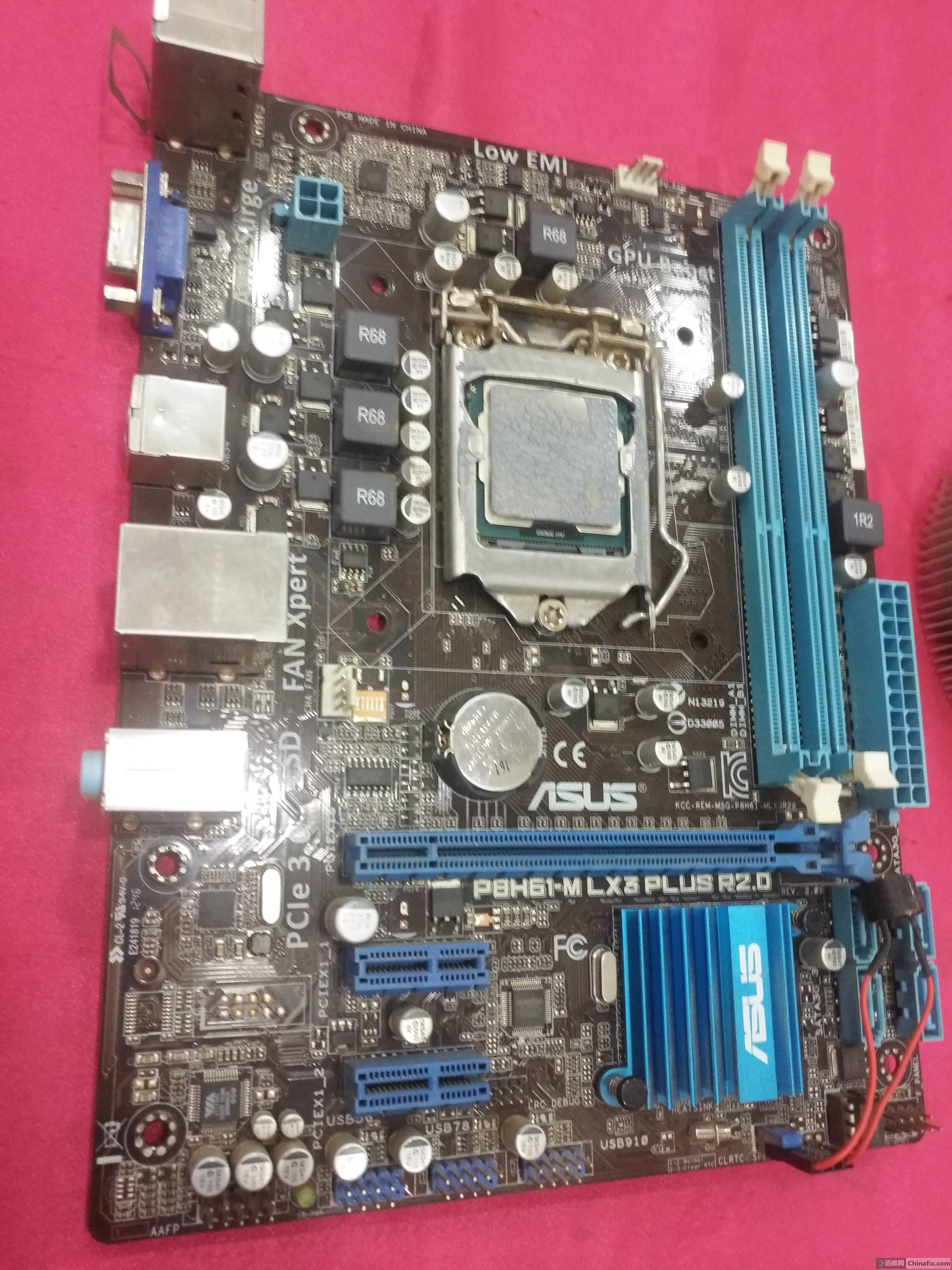 华硕p8h61mlx3plusr20卡在logo过不去