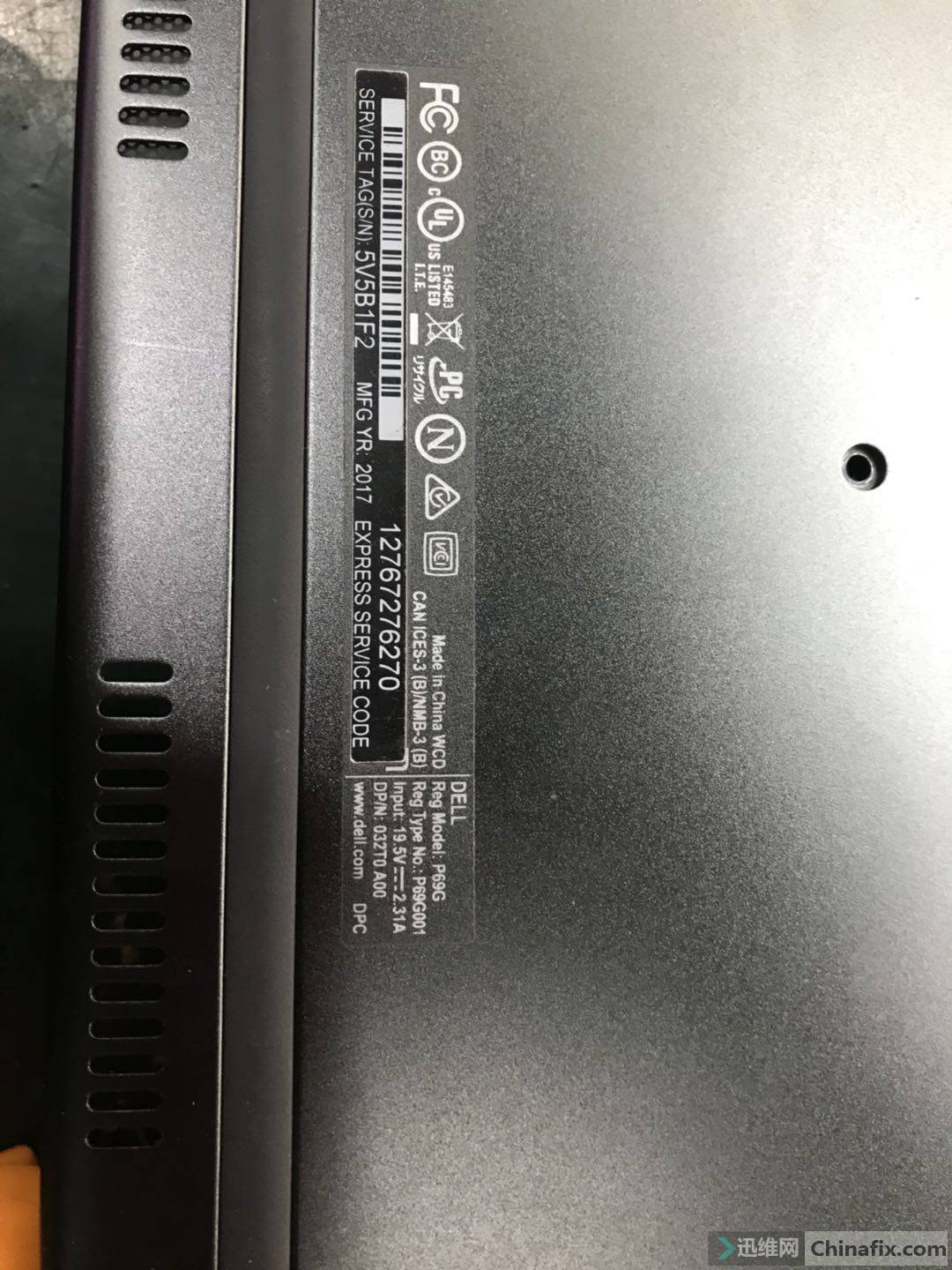 Dell p69g001 замена клавиатуры