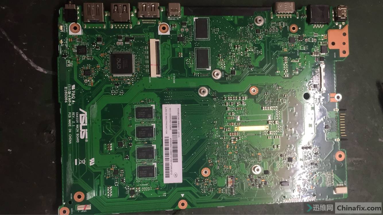 华硕r414u板号x441uv不触发