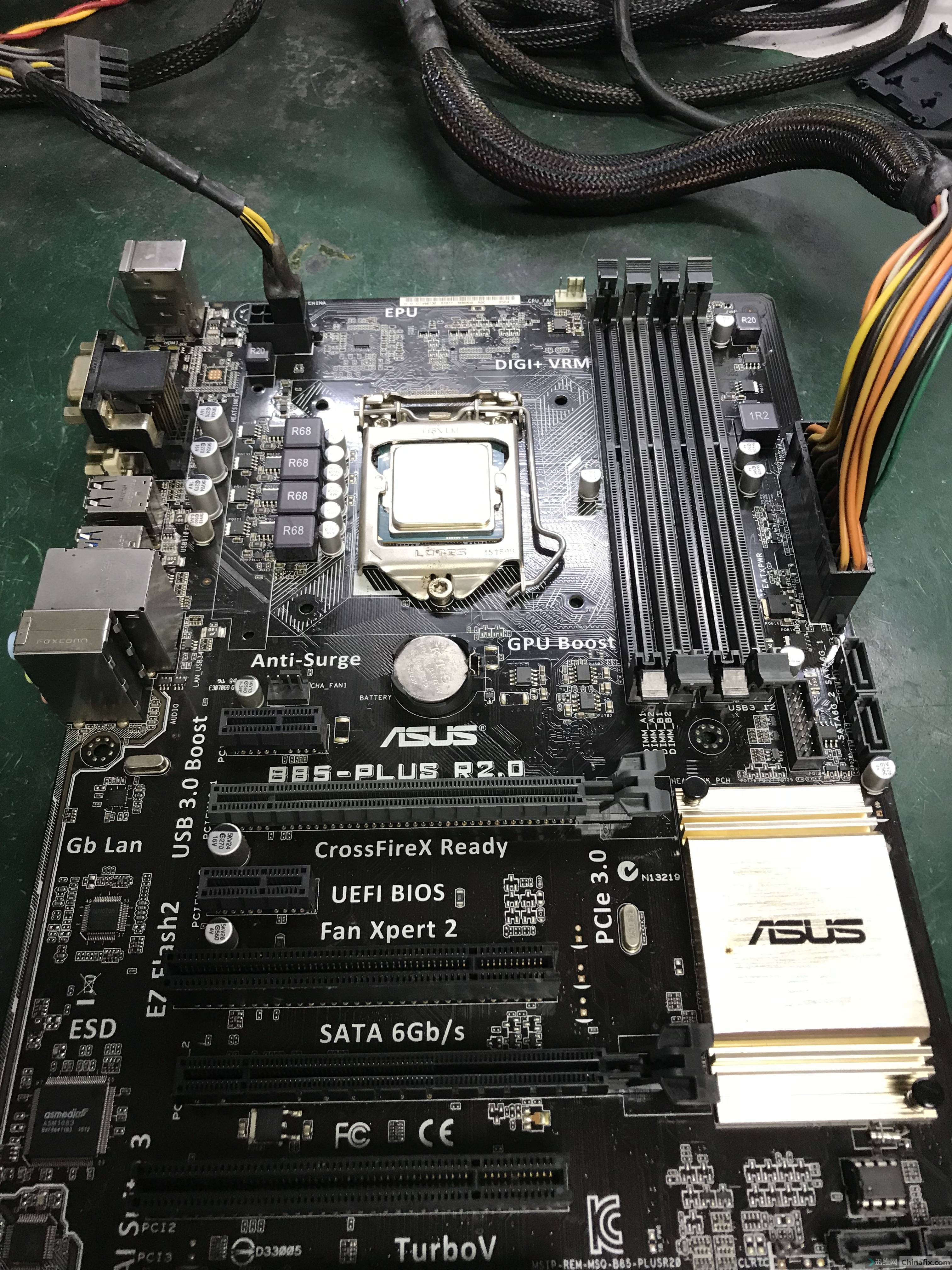 Подключение asus b85 plus