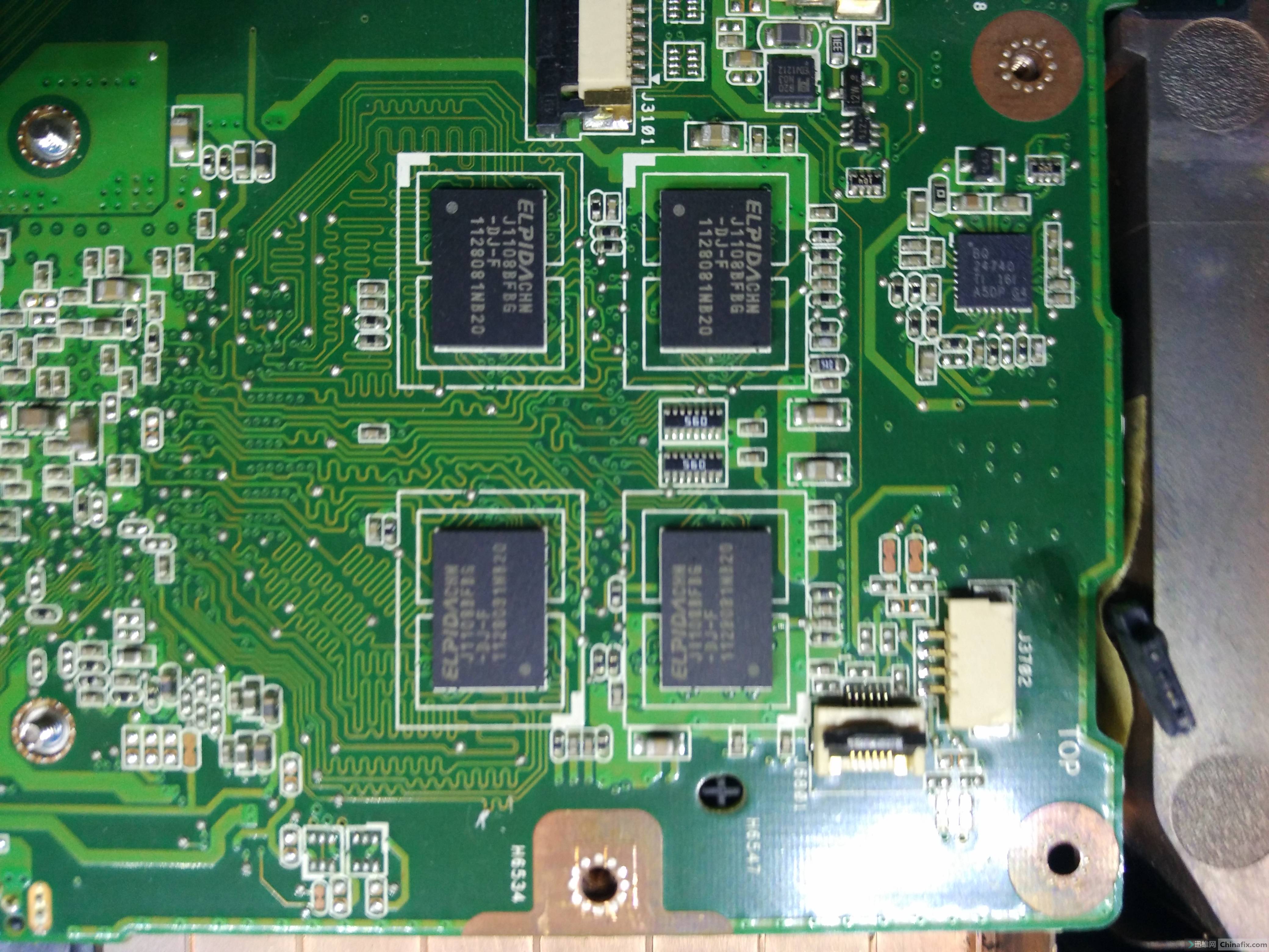 华硕x54h主板高清图版号k54lyrev21