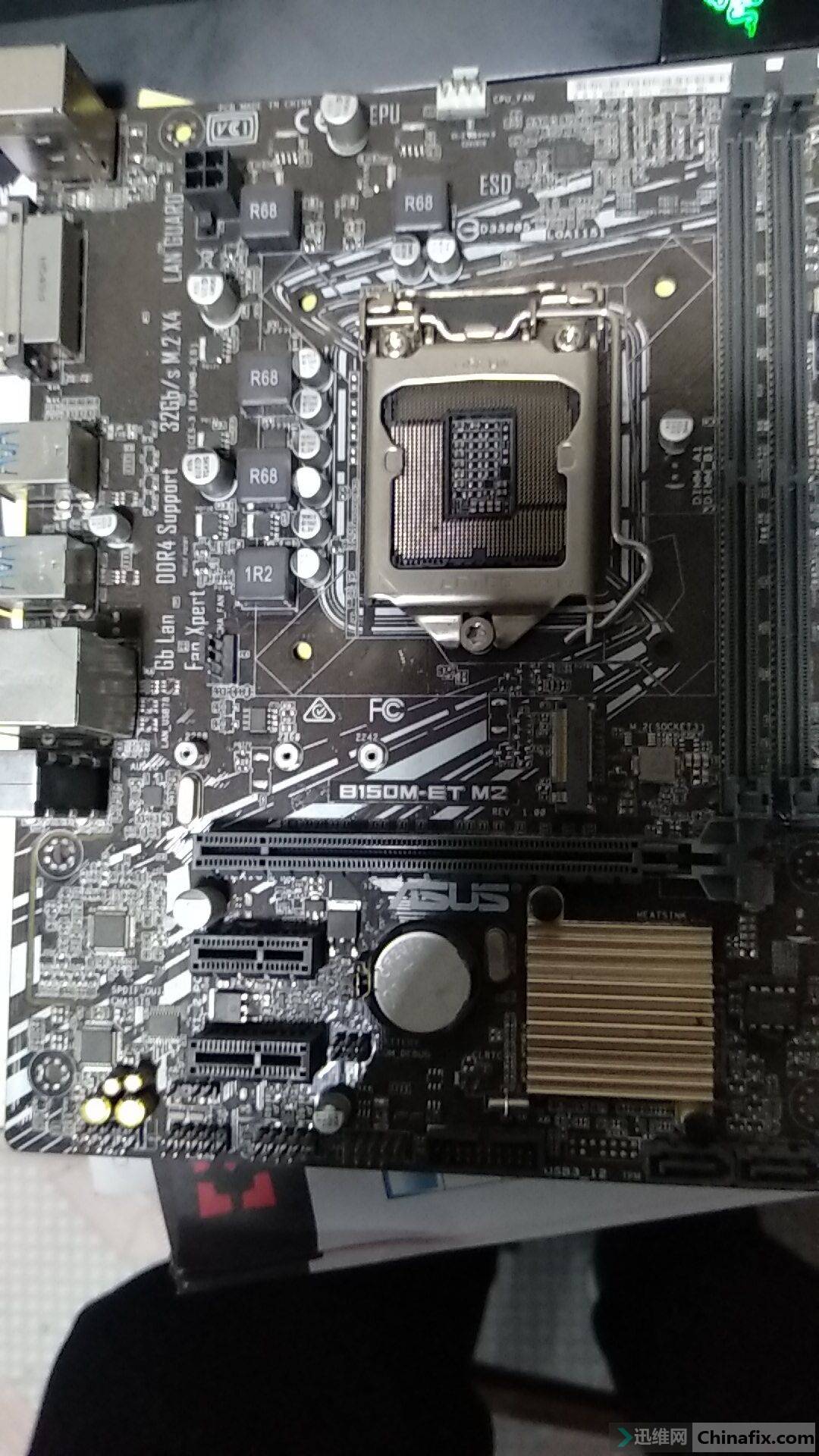 求asus b150m-et m2点位图