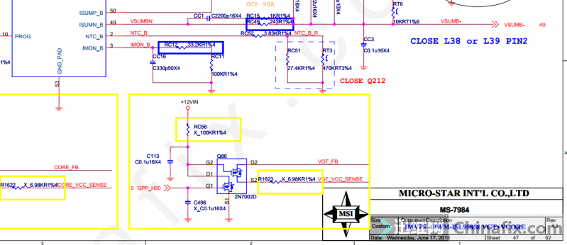 VZ170 CPUоƬ ISL95856 95858