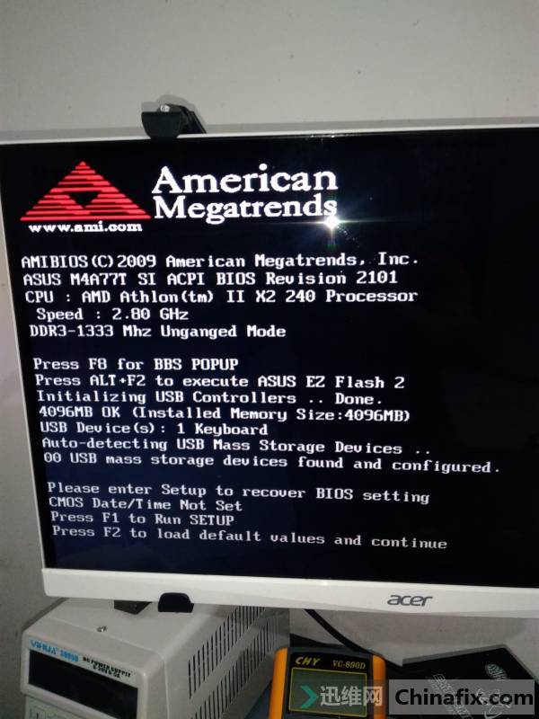 ��һ��M4A77T IS�������޷�ʶ��USB����һֱ���ڽ���