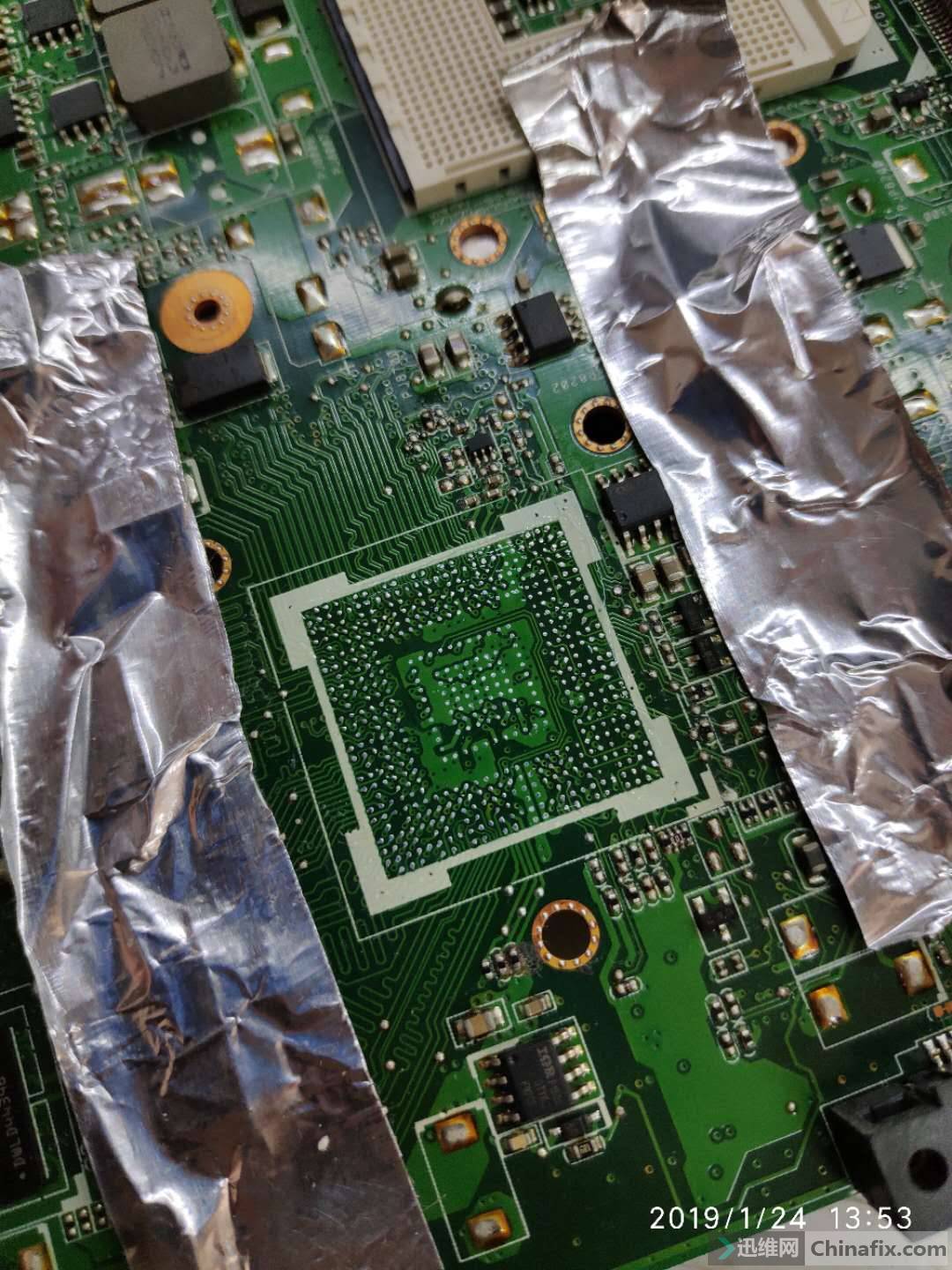 华硕k53sd r5.1灰屏维修