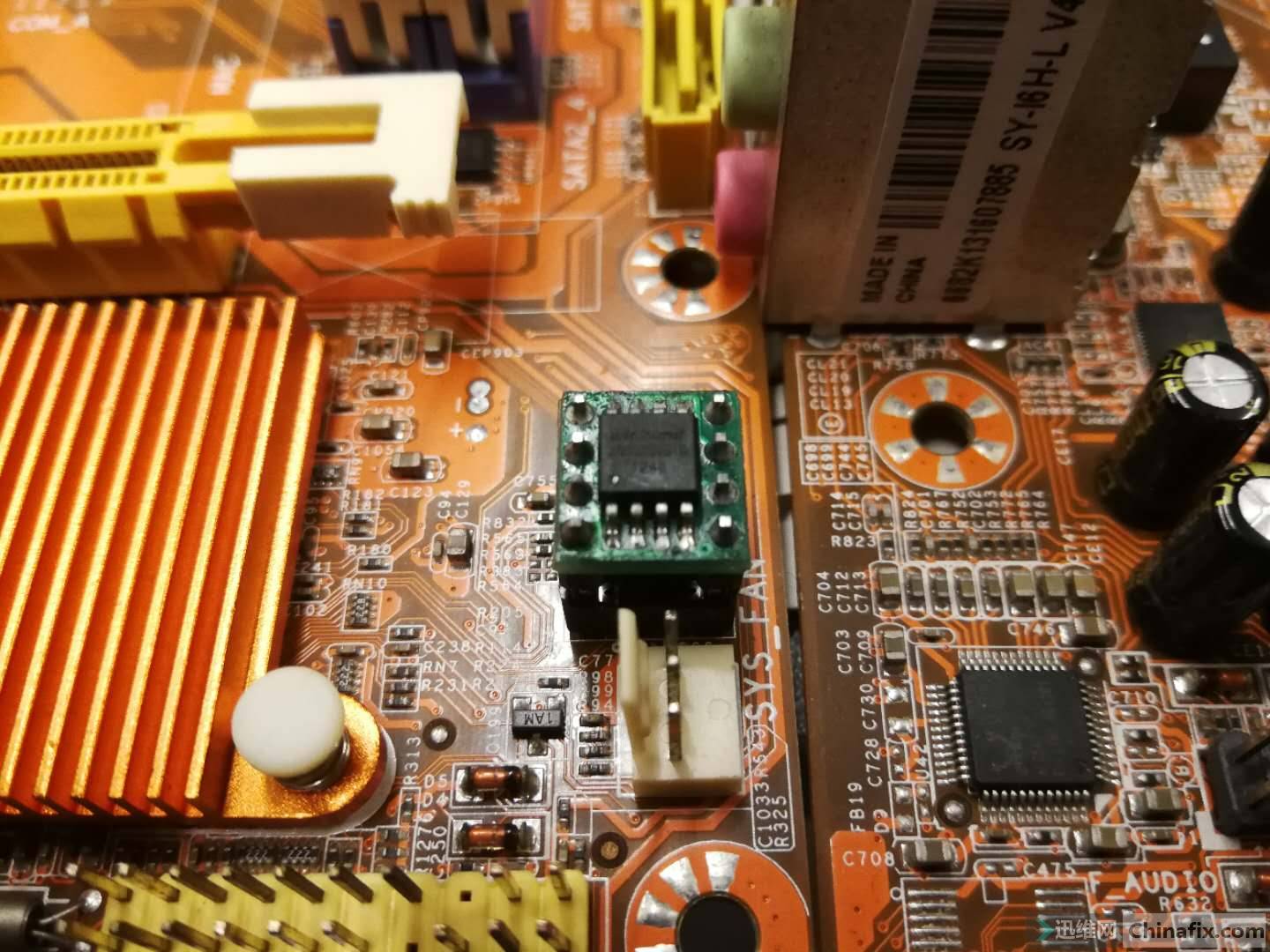 梅捷h61主板故障维修两例附没问题的bios文件