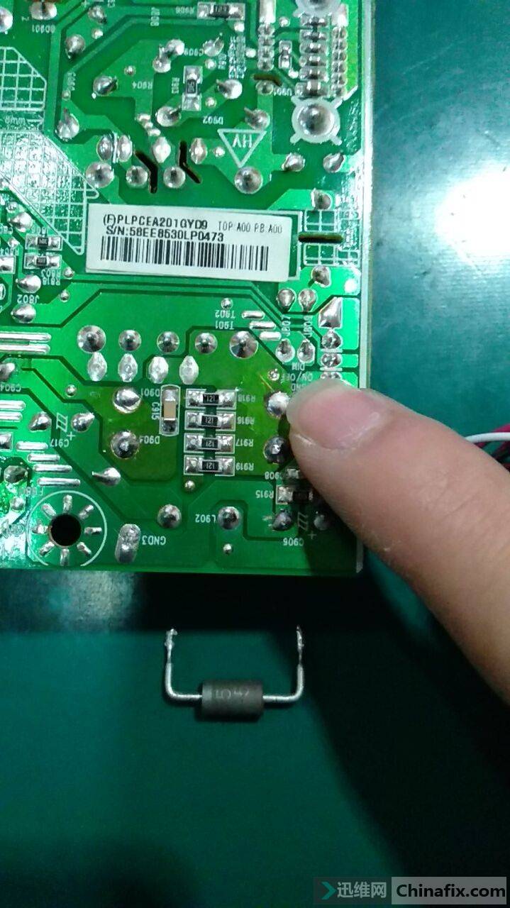 aoc 215lm00040不显示疑似通病维修