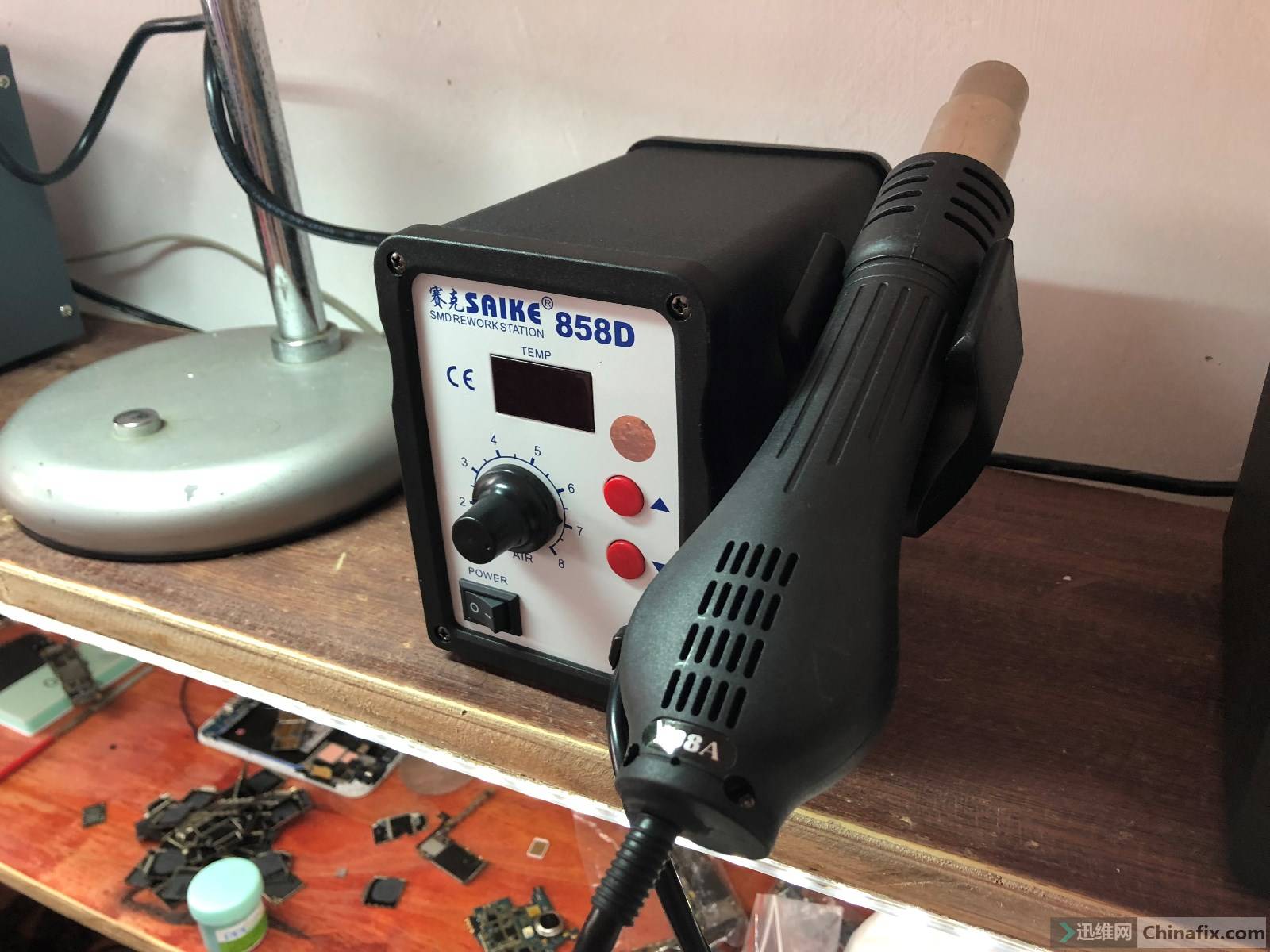 出一台赛克858d热风枪,9.5成新