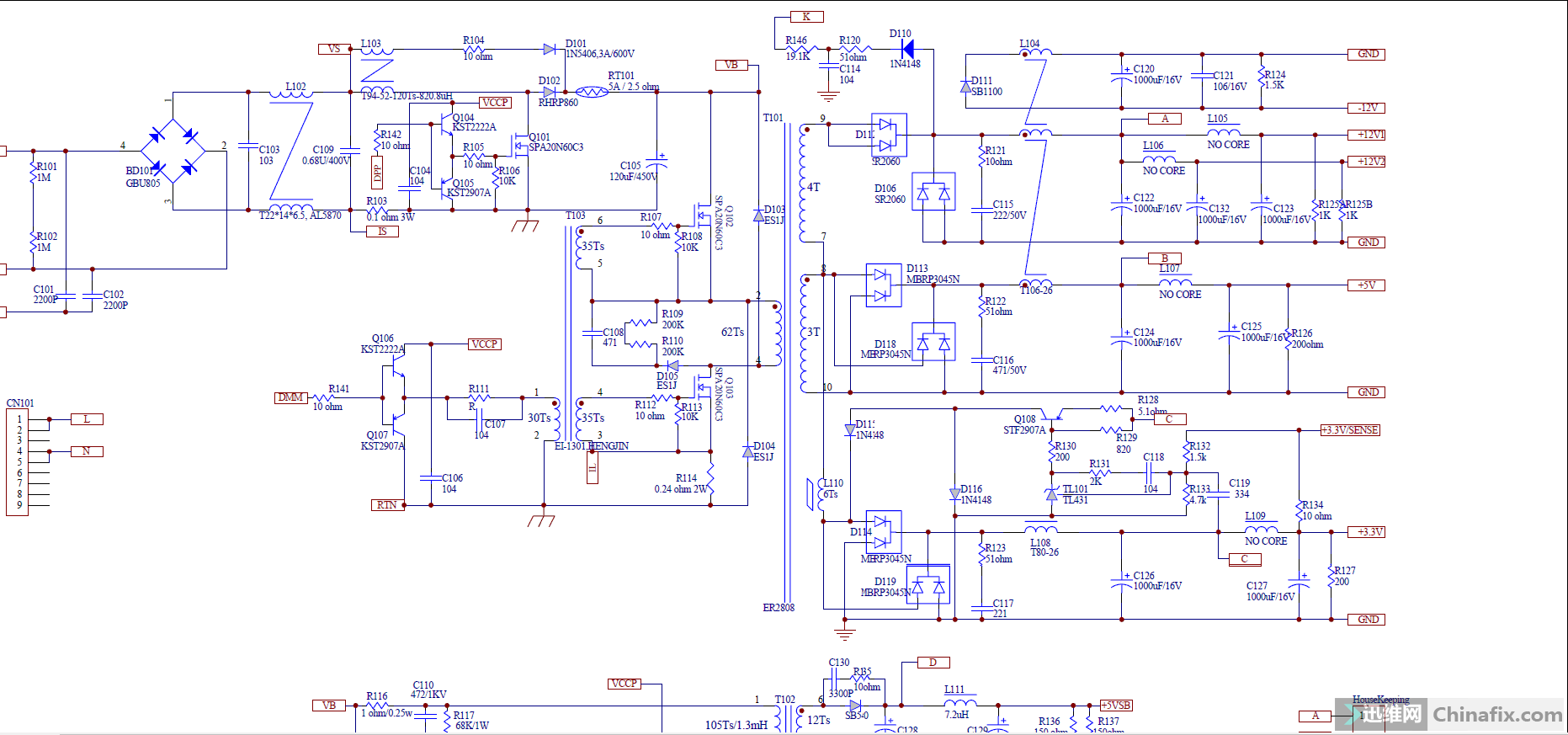 Fsp460 60hcn схема