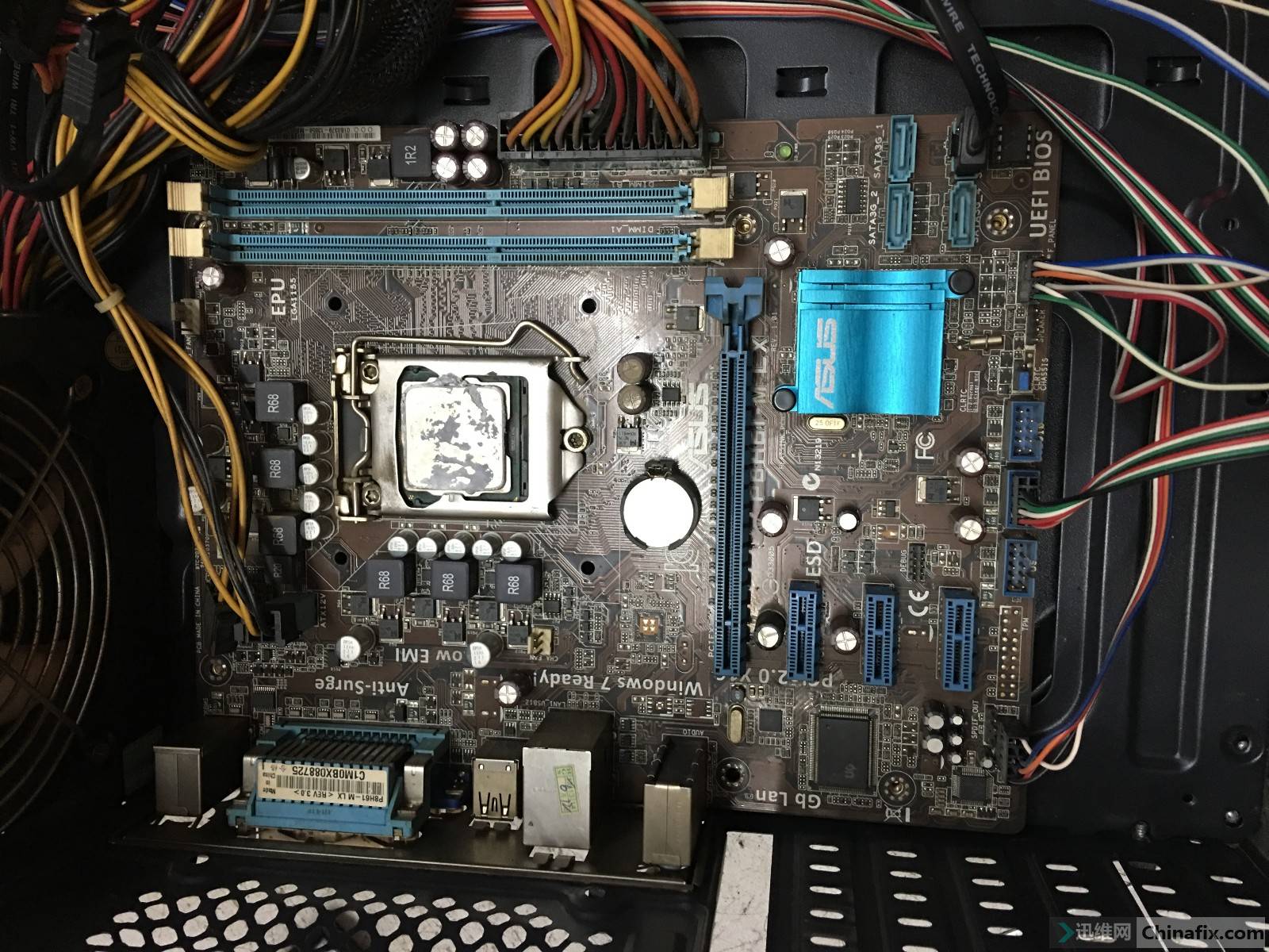 华硕p8h61mlx亮机bios