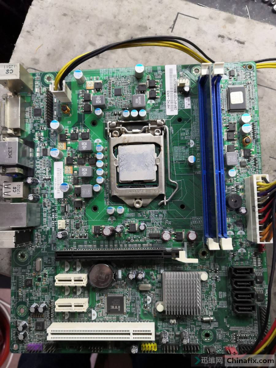 宏基主板h61h2am3无cpu供电维修一例