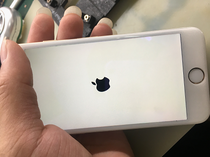 iPhone 6s开机白苹果后灭屏偶尔能进系统维修