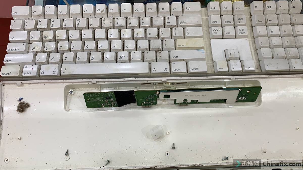 蘋果applemacg5鍵盤鼠標拆解保養a1048a1152使用了多年依然很經典