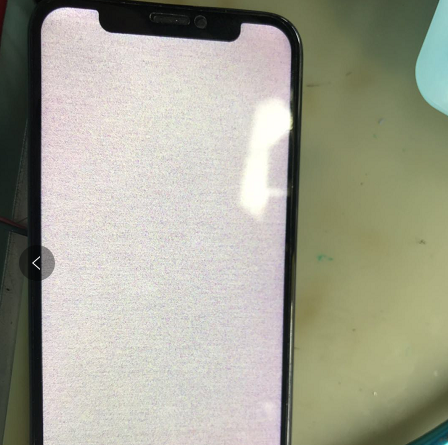 iPhone X Abnormal screen display for repaired
