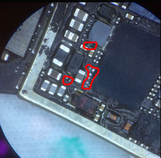 iPhone6Plus 手机无触摸、指南针不能用多故障维修