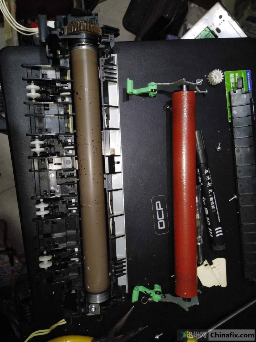 dcp7080d换感光鼓和定影