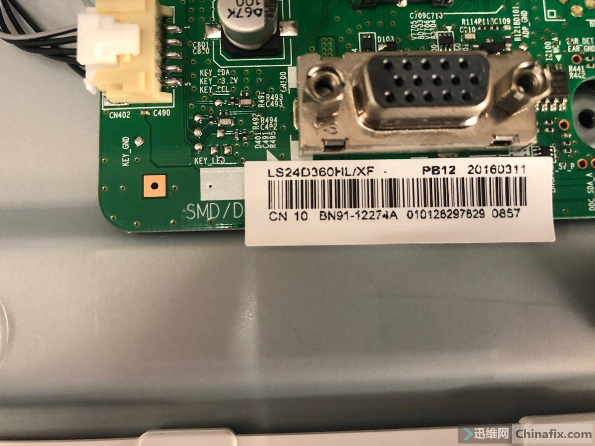 三星s24d360hl液晶显示器拆解图