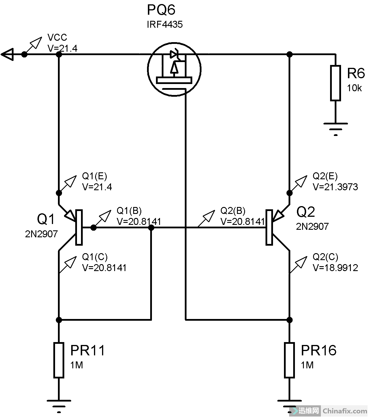 電路適配器供電中常見的防反接設計用pmos雙pnp三極管模擬理想二極管