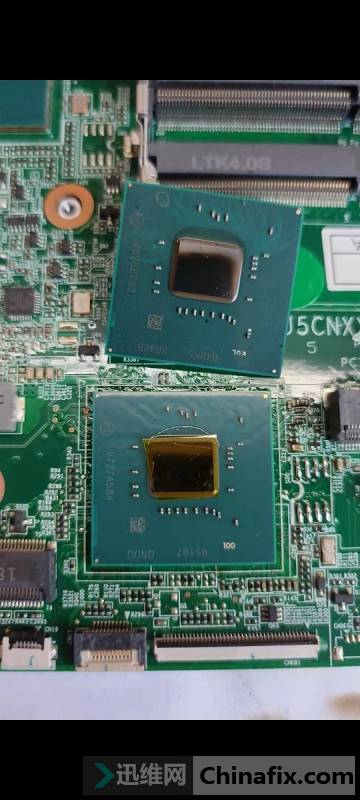 机械师T90-T板号GJ5CNXX开机掉电维修附改ME的BIOS