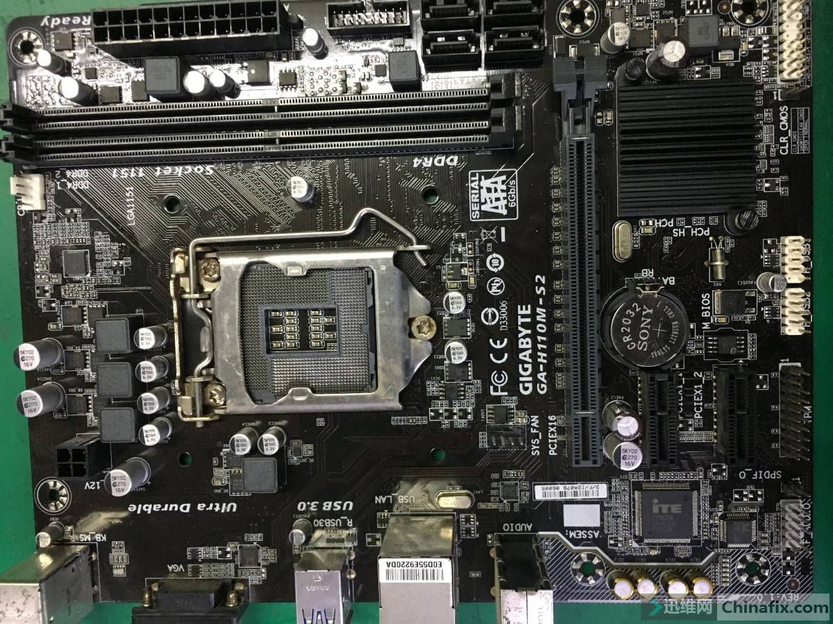 技嘉h110ms2开机无显