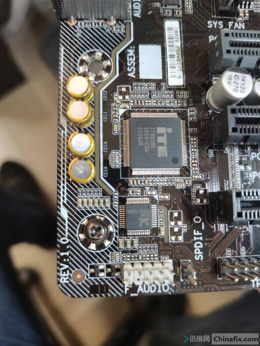 技嘉gah110ms2ddr4biosv10主板亮机logo之后重启来回反复亮机重启