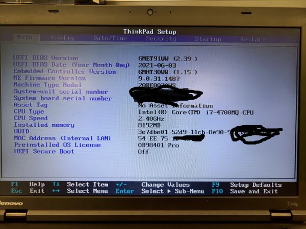 T540PԭBIOS̼