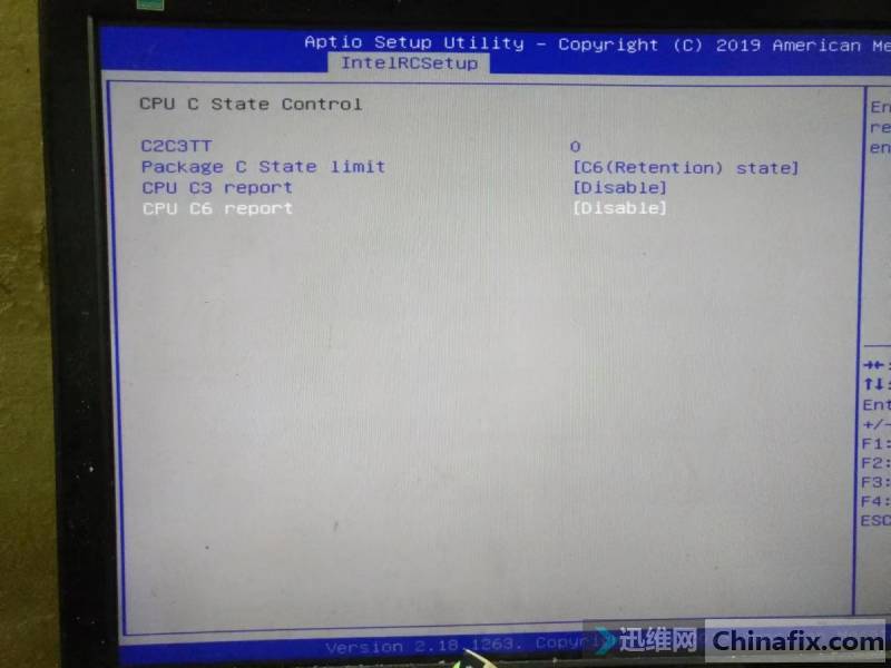 x99 BIOS CPU C6 report ͺ