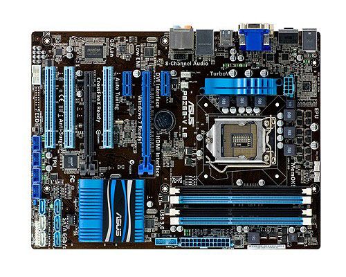 华硕p8z68-v le主板采用了intel最新的z68芯片组,采用了标准的atx设计