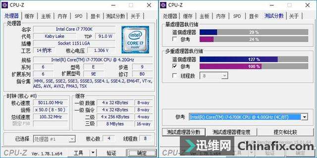 7700k参数图片