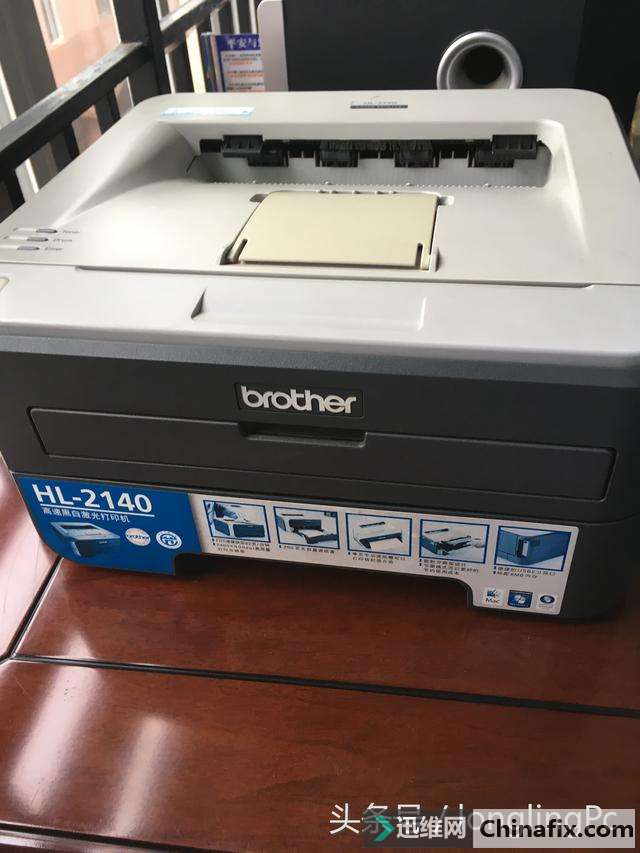 兄弟2140打印机填充碳粉及清零!