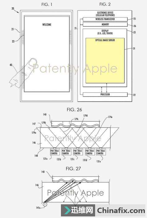 蘋果屏下指紋技術專利曝光：或明年正式採用