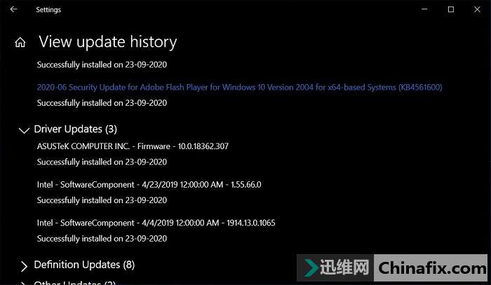 ΢Windows 10 2004û˱ñĲ