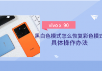 Vivo x 90 ֻɺڰɫģʽˣָɫģʽ