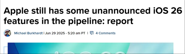 iOS 26δعܣ漰ʵʱWi-Fiͬ